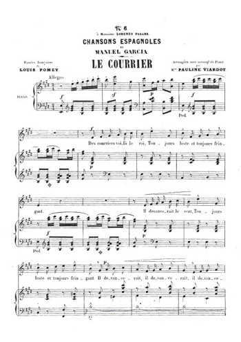 Chansons espagnoles 6. Le courrier